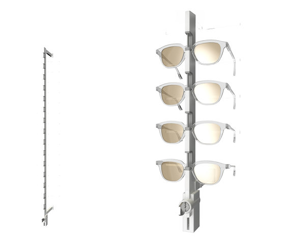 Alumina porta gafas con llave | Expositores publicitarios | Top Vision