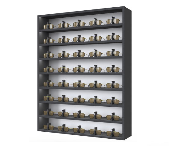 Carré One Locked Eyewear Display 40 positions | Display stands | Top Vision