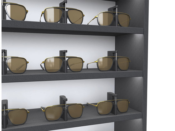 Carré One Locked Eyewear Display 40 positions | Display stands | Top Vision
