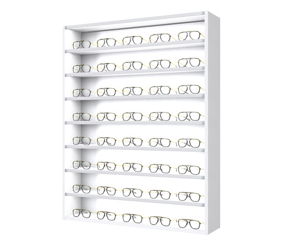 Carré Steel Horizontal Eyewear Display 40 positions | Display stands | Top Vision