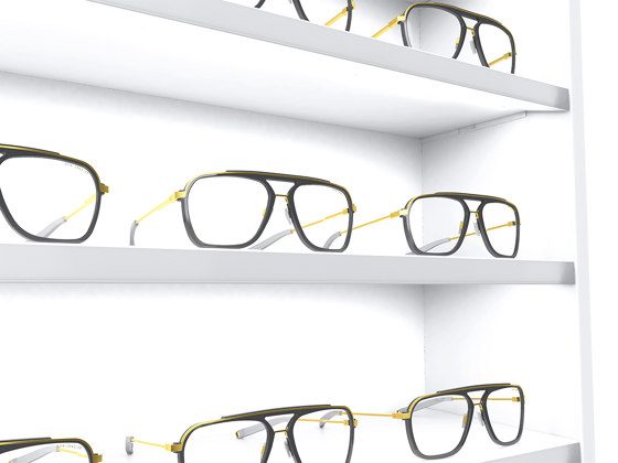 Carré Steel Horizontal Eyewear Display 40 positions | Displayständer | Top Vision