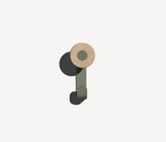 Bloom Wall Single Hook X5 Forest Green | Ganci singoli | MIZETTO