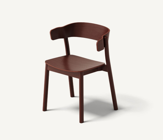 Enfold Armchair Deep Burgundy | Chairs | MIZETTO