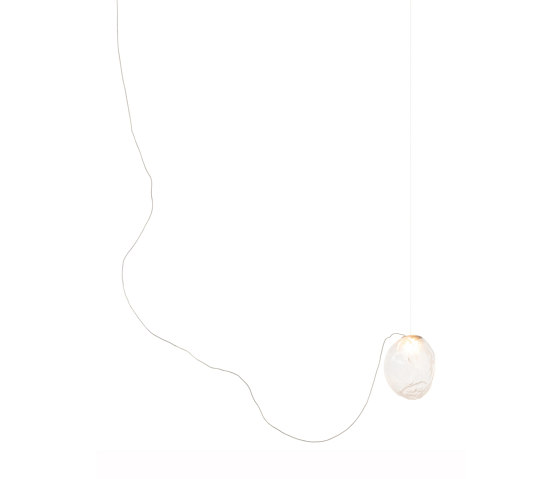 Series 73.1V sculptural cable - clear | Suspended lights | Bocci
