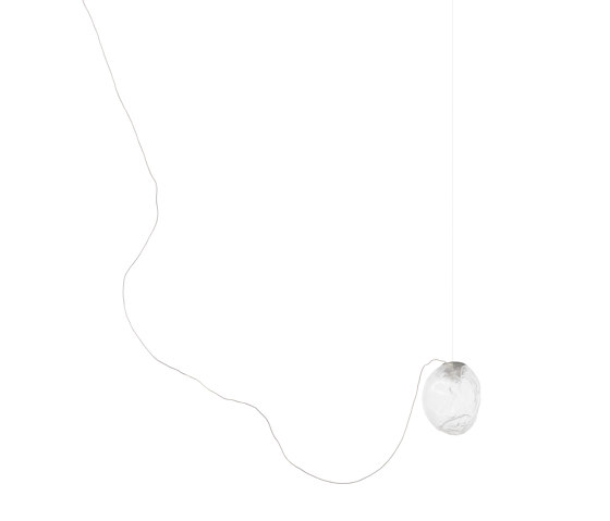 Series 73.1V sculptural cable - clear | Pendelleuchten | Bocci