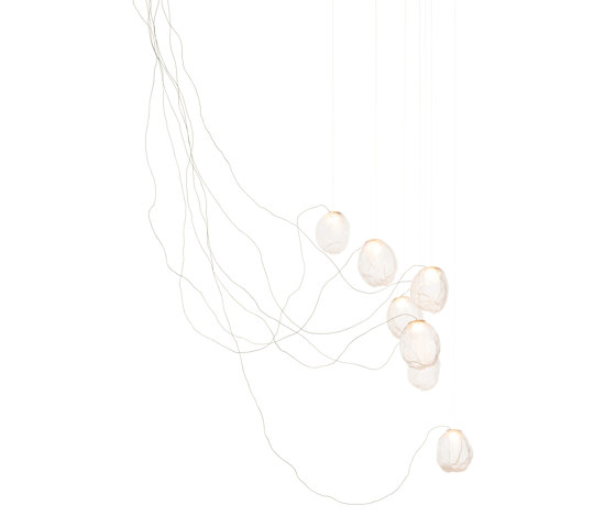 Series 73.7V sculptural cable - clear | Suspended lights | Bocci