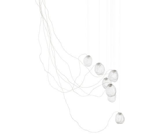 Series 73.7V sculptural cable - clear | Lámparas de suspensión | Bocci