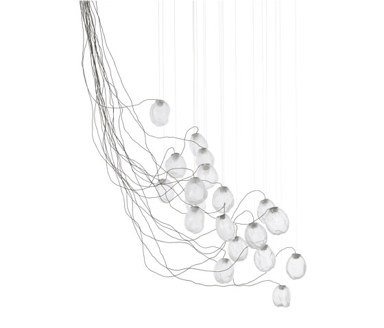 Series 73.19V sculptural cable - clear | Lampade sospensione | Bocci