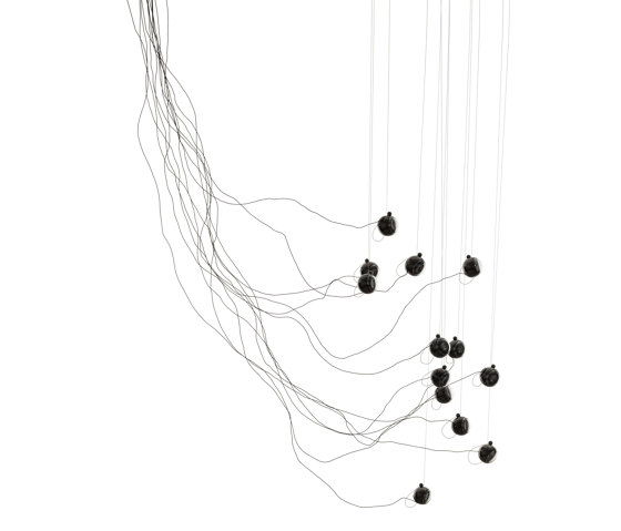 Series 74.13 sculptural cable | Pendelleuchten | Bocci