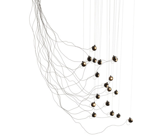Series 74.19 sculptural cable | Suspended lights | Bocci