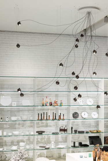 Series 74.19 sculptural cable | Suspended lights | Bocci