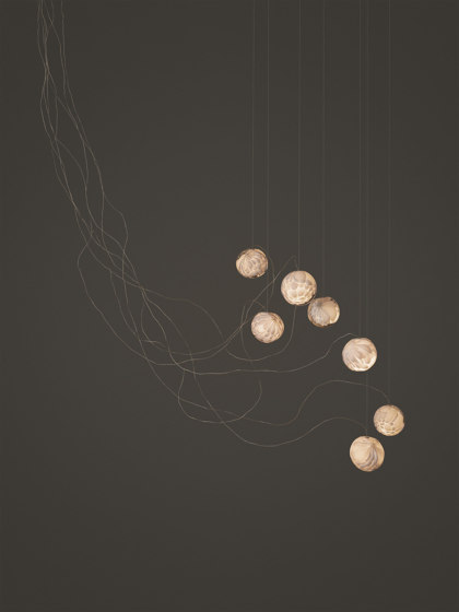 Series 118.7 sculptural cable | Suspended lights | Bocci
