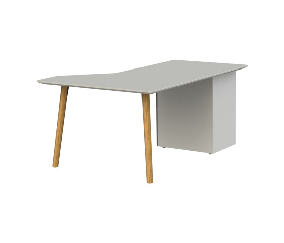 Fly Table Wooden Legs with Extension Top and Buck | Desks | Sellex