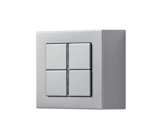 A CUBE KNX compact room controller F 40 in aluminium | Systèmes KNX | JUNG