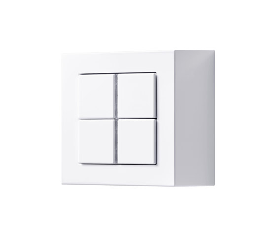 A CUBE KNX compact room controller F 40 in white | Systèmes KNX | JUNG