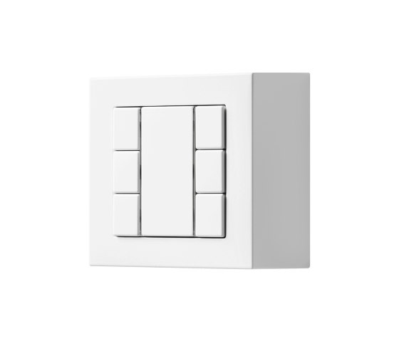 A CUBE KNX compact room controller F 50 in matt snow white | Sistemas KNK | JUNG