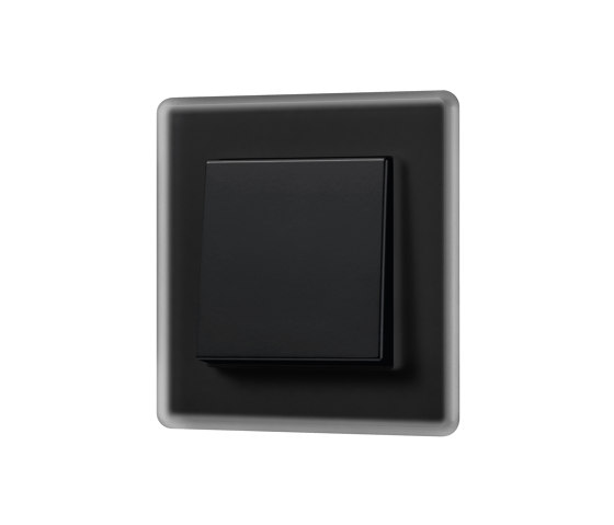 A VIVA in black switch in black | Push-button switches | JUNG