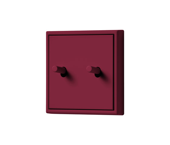 LS 1912 in Les Couleurs® Le Corbusier Switch in The ruby | Interrupteurs à levier | JUNG