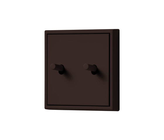 LS 1912 in Les Couleurs® Le Corbusier Switch in The dark burnt umber | Interruptores a palanca | JUNG