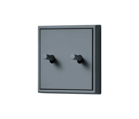 LS 1912 in Les Couleurs® Le Corbusier Switch in The dynamic medium grey | Interrupteurs à levier | JUNG