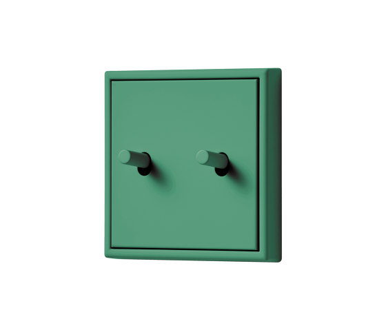 LS 1912 in Les Couleurs® Le Corbusier Switch in The emerald green | Interrupteurs à levier | JUNG