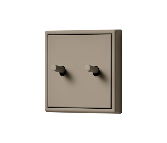 LS 1912 in Les Couleurs® Le Corbusier Switch in The grey brown natural umber | Interruttori leva | JUNG