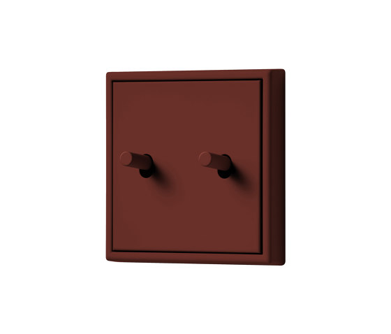 LS 1912 in Les Couleurs® Le Corbusier Switch in The deeply burnt sienna | Interruttori leva | JUNG