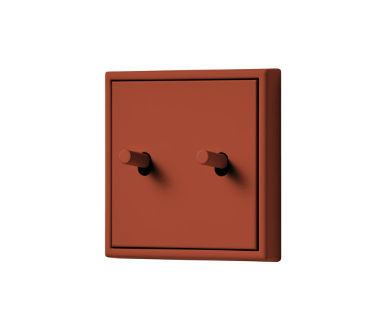 LS 1912 in Les Couleurs® Le Corbusier Switch in The red of ancient architecture | Toggle switches | JUNG