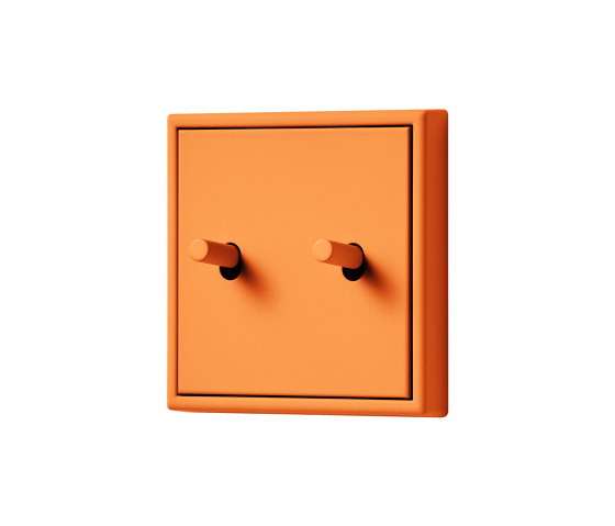 LS 1912 in Les Couleurs® Le Corbusier Switch in The orange apricot | Interruttori leva | JUNG