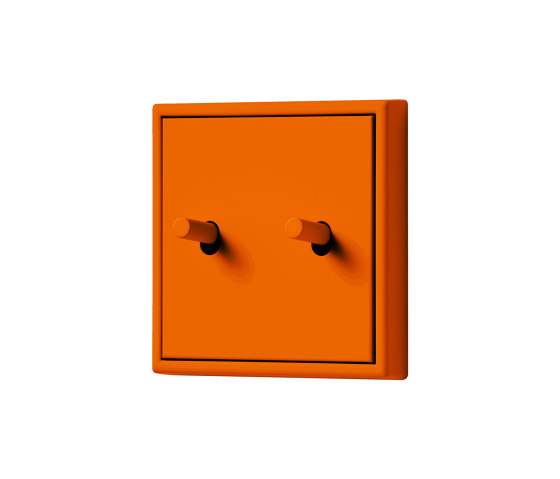 LS 1912 in Les Couleurs® Le Corbusier Switch in The shiny orange | Interruttori leva | JUNG