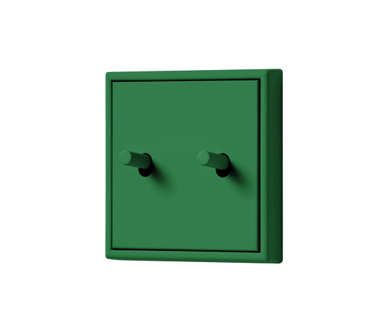 LS 1912 in Les Couleurs® Le Corbusier Switch in The rich brillinat green | Interruptores a palanca | JUNG