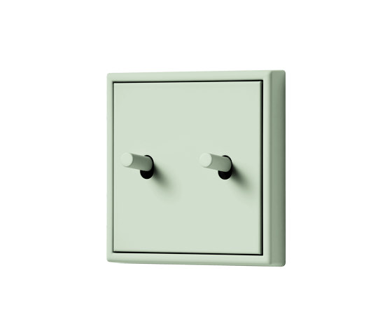 LS 1912 in Les Couleurs® Le Corbusier switch in The Mild Grey Green | Interrupteurs à levier | JUNG