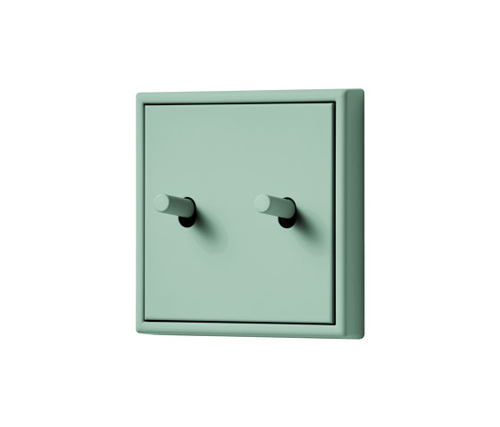 LS 1912 in Les Couleurs® Le Corbusier Switch in The slightly greyed english green | Interruttori leva | JUNG
