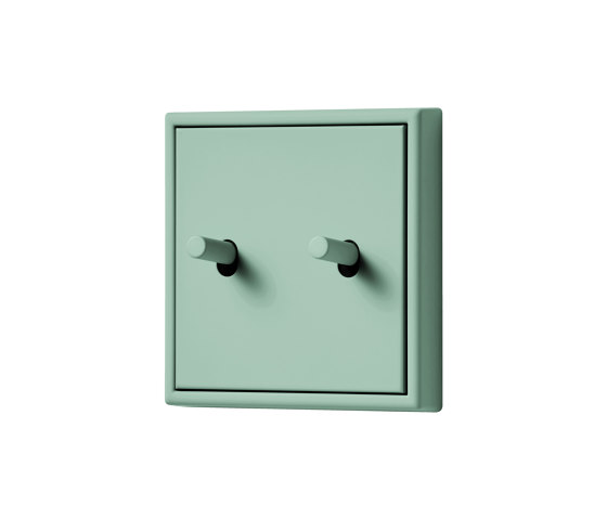 LS 1912 in Les Couleurs® Le Corbusier Switch in The slightly greyed english green | Interrupteurs à levier | JUNG