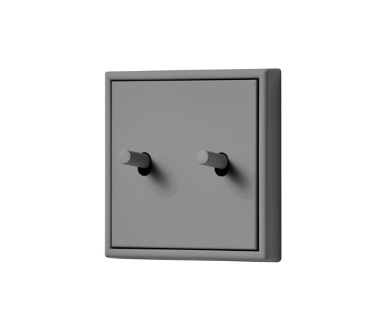 LS 1912 in Les Couleurs® Le Corbusier Switch in The medium grey | Interrupteurs à levier | JUNG