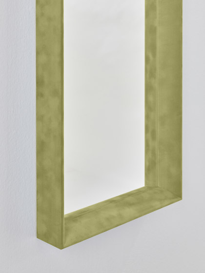 Velvet Green Rect | Miroirs | Deknudt Mirrors