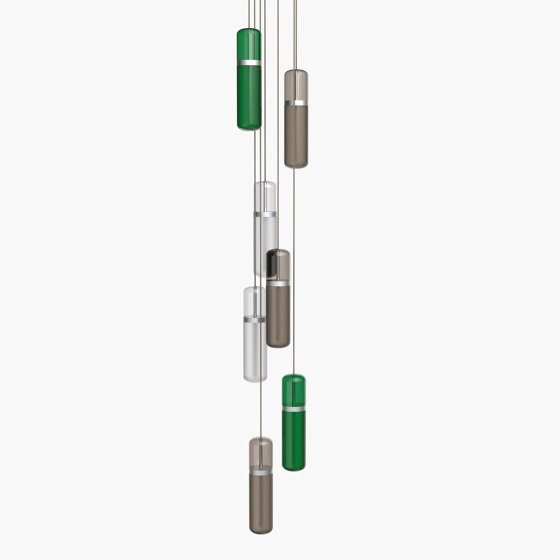 Pill S 36-08 - Green / Smoked / Opal, Silver Anodised |  | _test blob_id 4.5