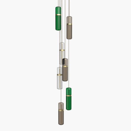 Pill S 36-08 - Green / Smoked / Opal, Brushed Brass |  | _test blob_id 4.5