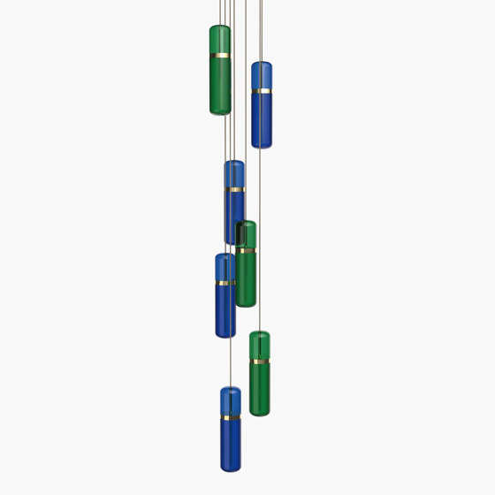 Pill S 36-08 - Blue / Green, Polished Brass |  | _test blob_id 4.5