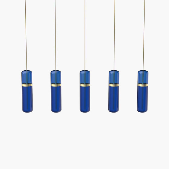 Pill S 36-07 - Blue, Brushed Brass |  | _test blob_id 4.5