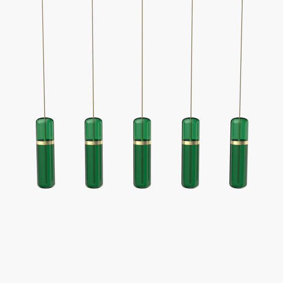 Pill S 36-07 - Green, Brushed Brass |  | _test blob_id 4.5