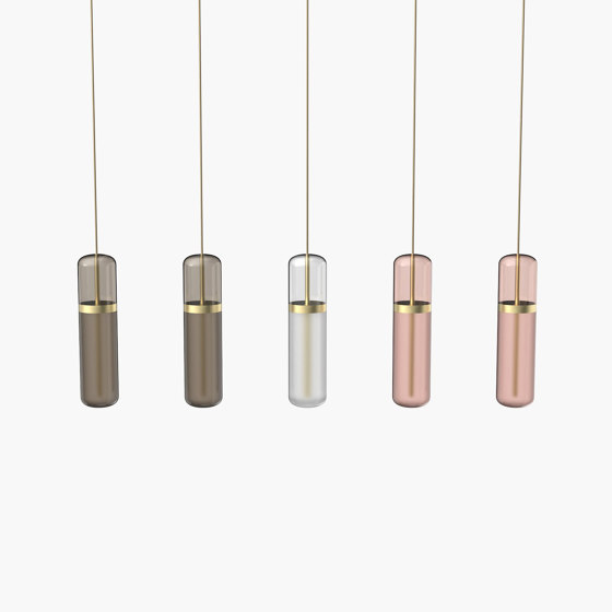 Pill S 36-07 - Smoked / Opal / Pink, Brushed Brass |  | _test blob_id 4.5