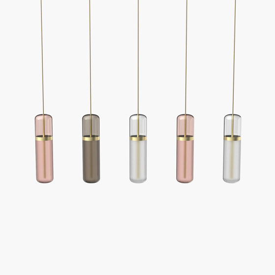 Pill S 36-07 - Pink / Smoked / Opal, Brushed Brass |  | _test blob_id 4.5