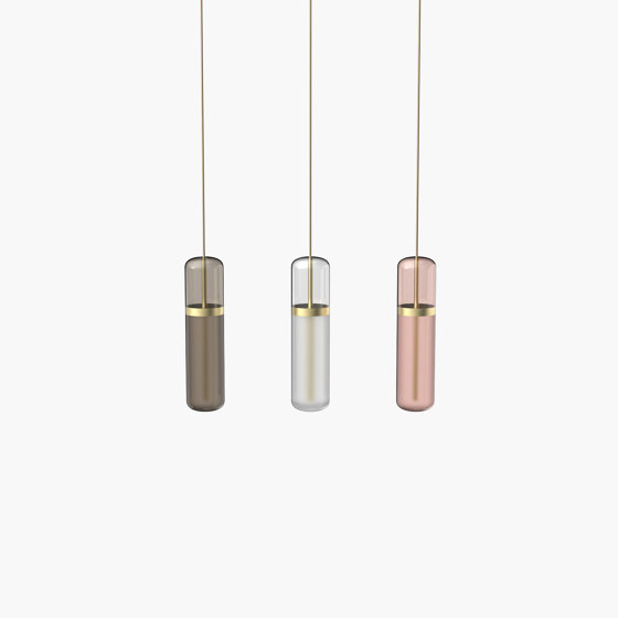 Pill S 36-06 - Smoked / Opal / Pink, Brushed Brass |  | _test blob_id 4.5