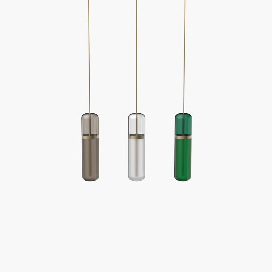 Pill S 36-06 - Smoked / Opal / Green, Burnished Brass |  | _test blob_id 4.5