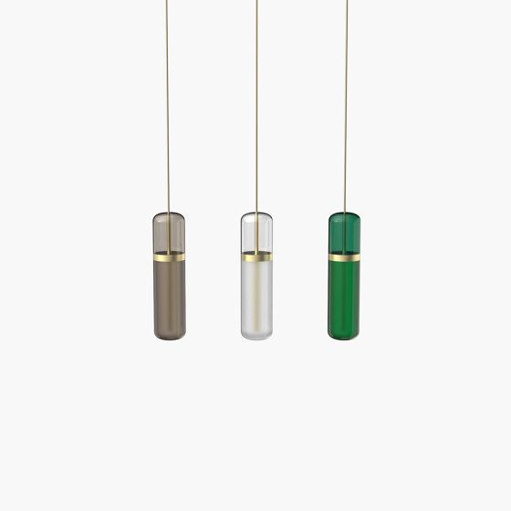 Pill S 36-06 - Smoked / Opal / Green, Brushed Brass |  | _test blob_id 4.5