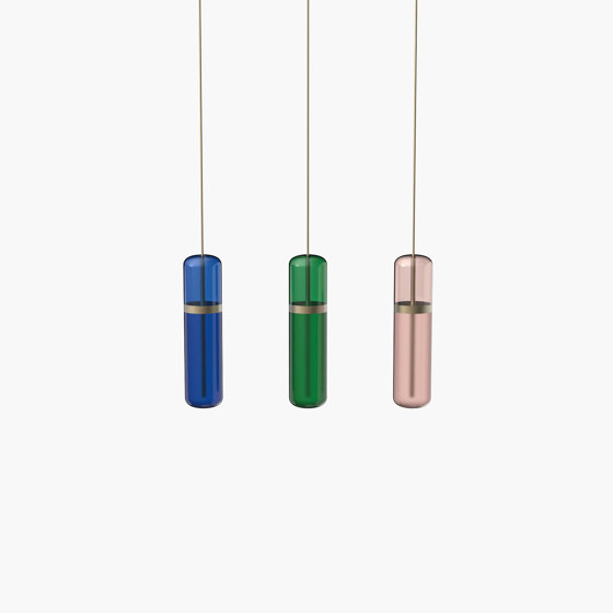 Pill S 36-06 - Blue / Green / Pink, Burnished Brass |  | _test blob_id 4.5