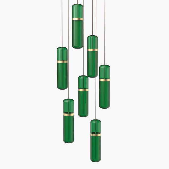 Pill S 36-04 - Green, Brushed Brass |  | _test blob_id 4.5