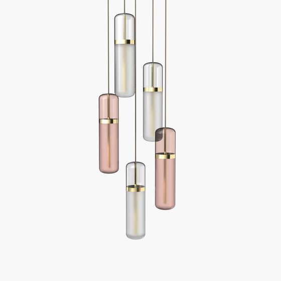 Pill S 36-04 - Opal / Pink, Polished Brass |  | _test blob_id 4.5