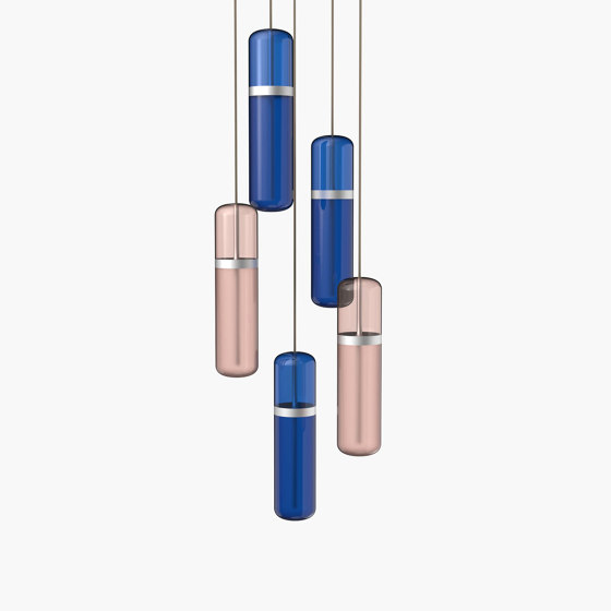 Pill S 36-04 - Pink / Blue, Silver Anodised |  | _test blob_id 4.5